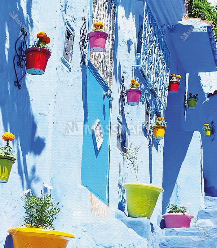 Cuadro Chafchaouen City de Massinart — embalaje de envío listo para colgar