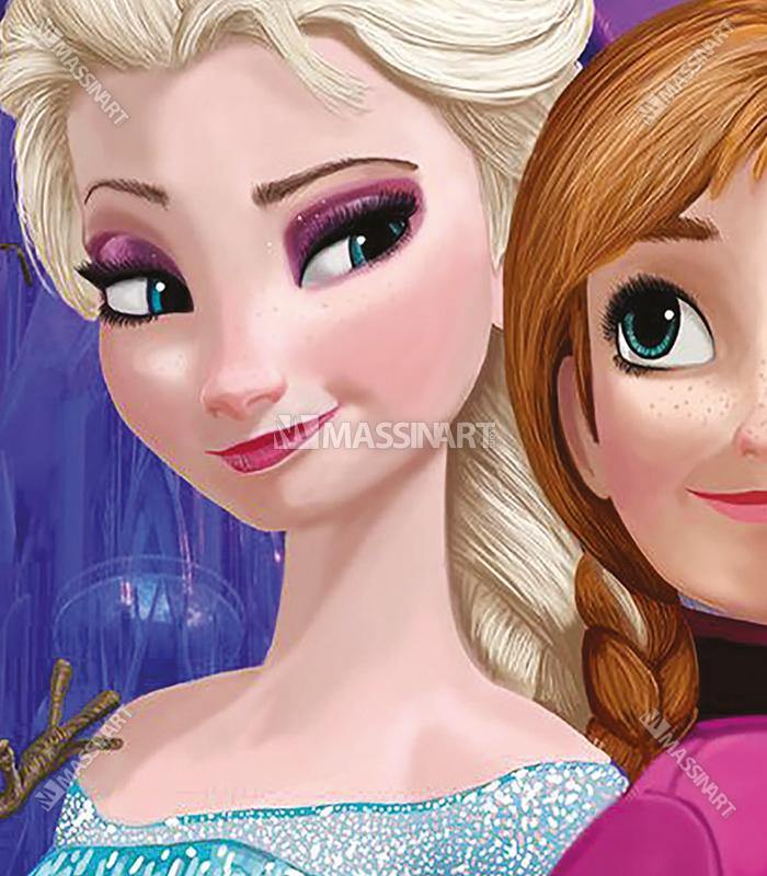Cuadro Frozen Massinart — embalaje de envío listo para colgar