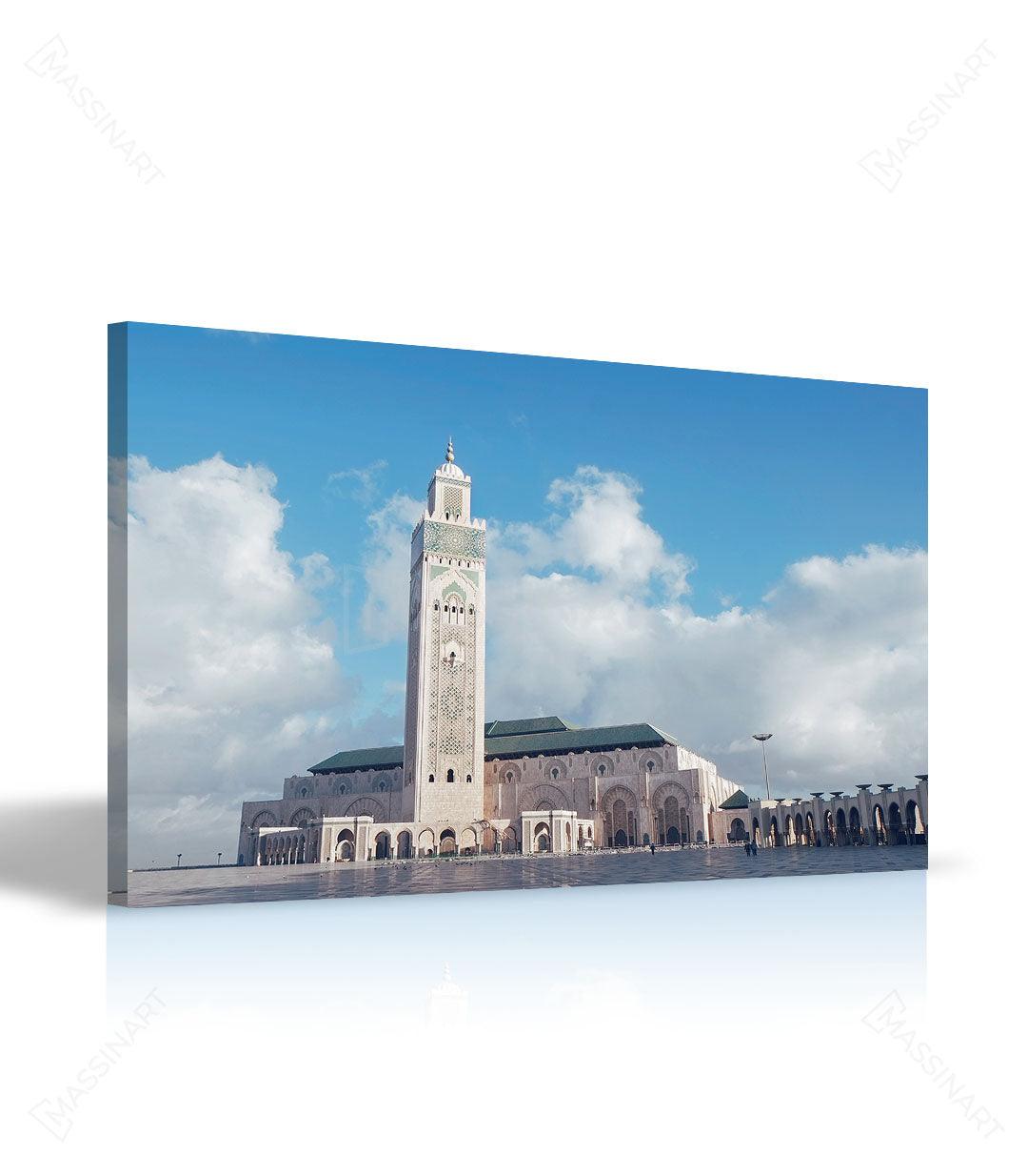 Cuadro Mezquita Hassan II Casablanca ambiente comedor Massinart
