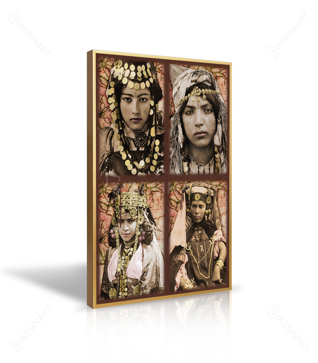 Cuadro decorativo Berber Tribe — panel derecho díptico berebere, Massinart