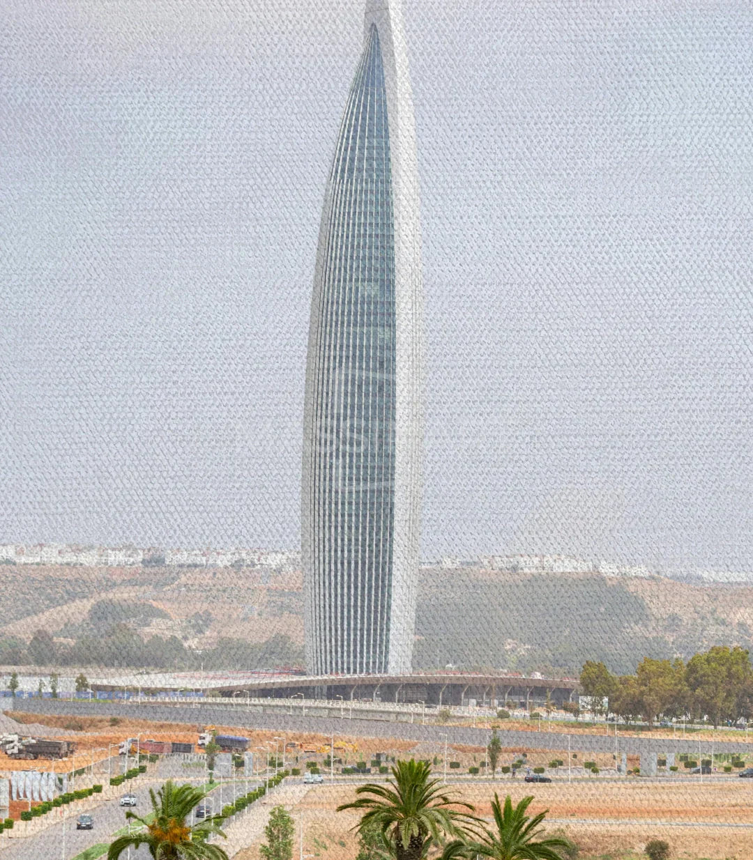 Cuadro Rabat Now & Then — composición dos paneles ciudades de Marruecos