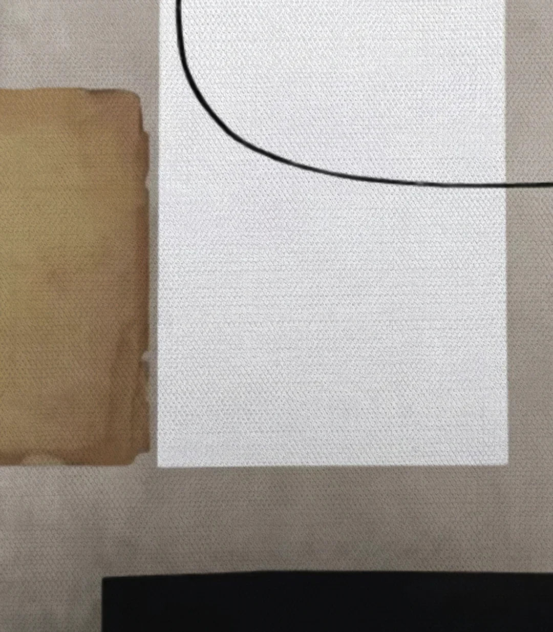 Cuadro Quietud tríptico decoración interior oficina — ambientación profesional moderna | Massinart