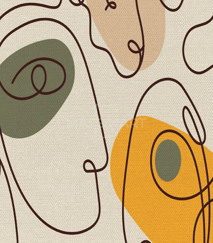 Cuadro Harmony decoración salón moderno, arte mural minimalista Massinart