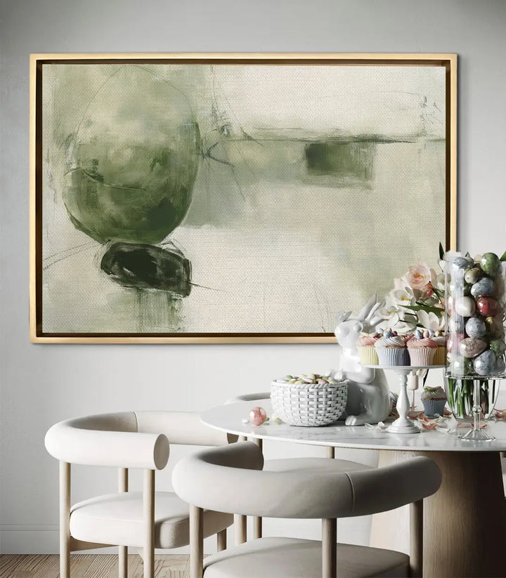 Cuadro Verdra en salón moderno — decoración de pared minimalista — Massinart