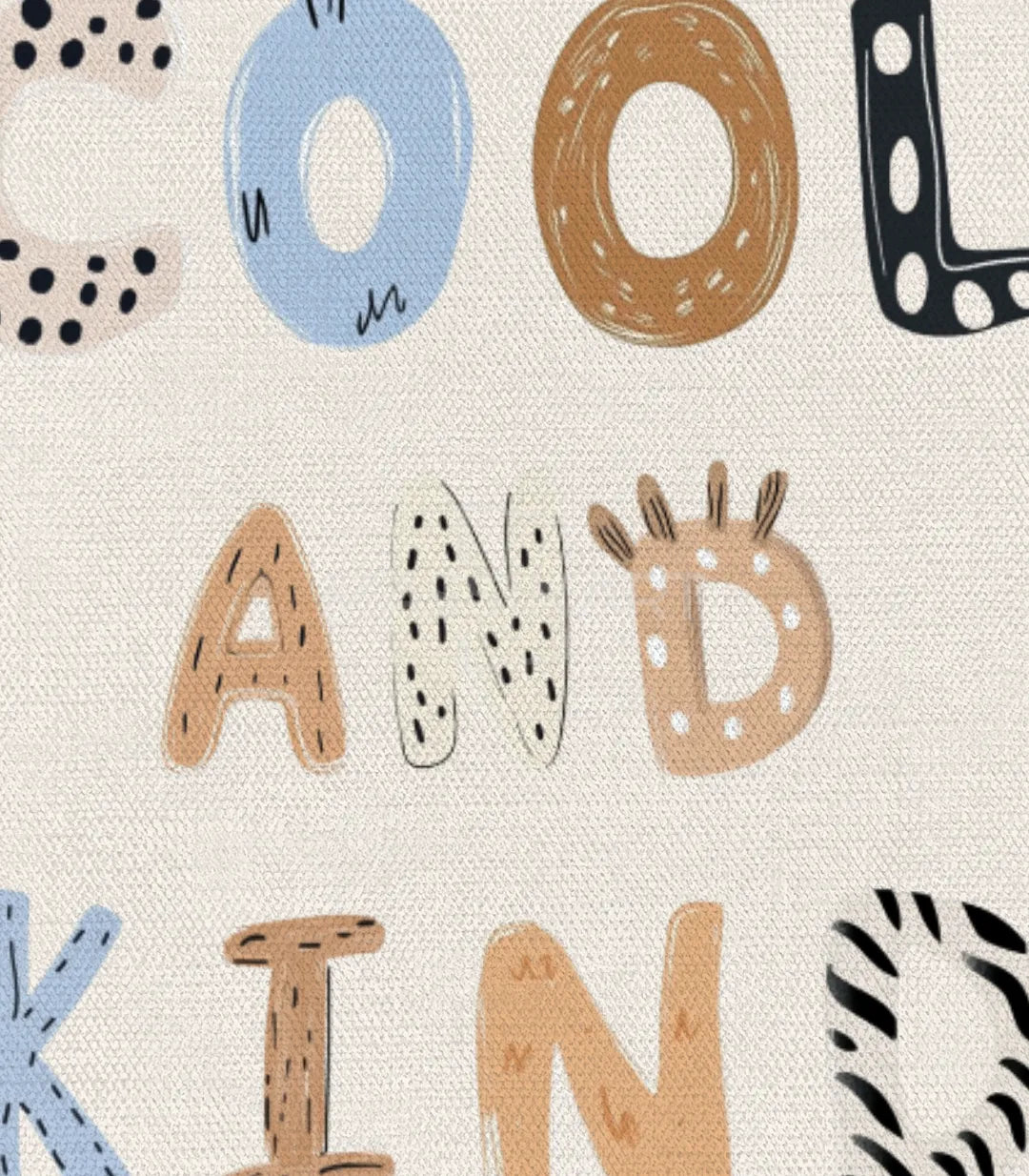 Cuadro Cool and Kind de Massinart en salón moderno — decoración de pared contemporánea