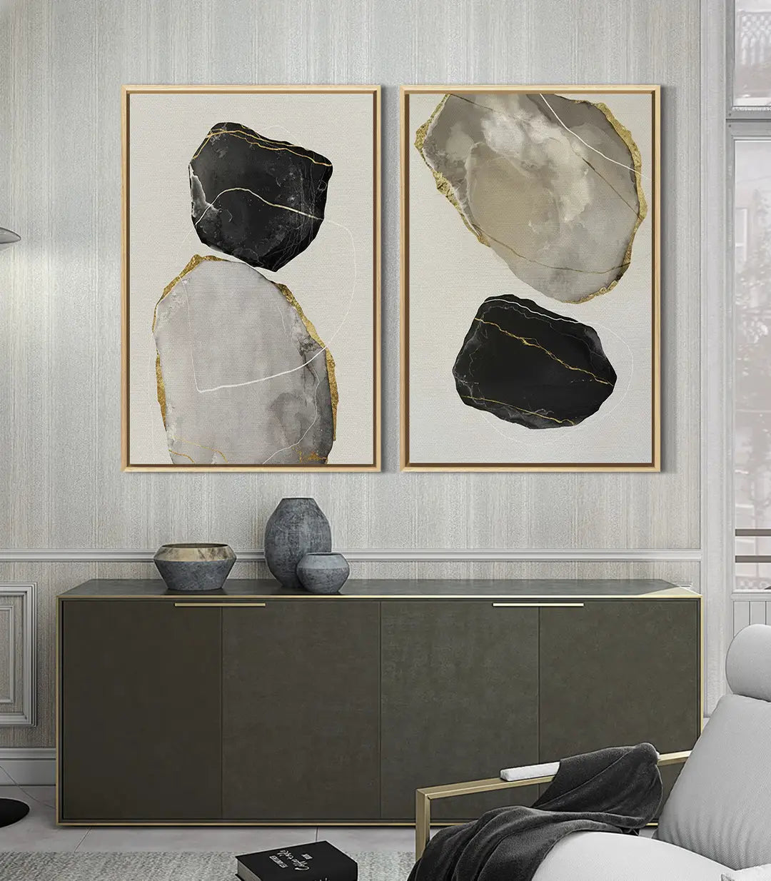 Cuadro decorativo contemporáneo en interior moderno Massinart