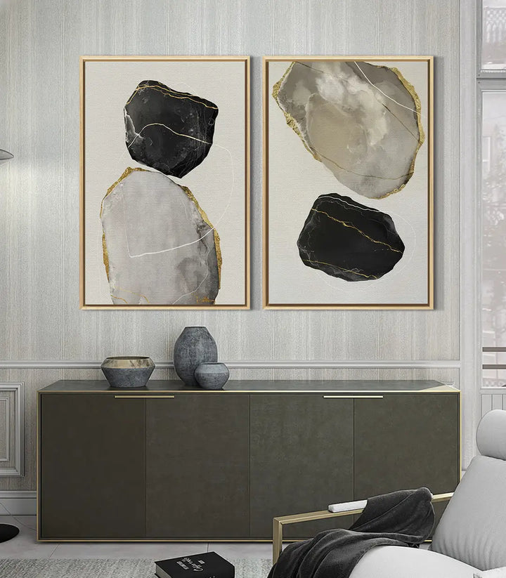 Cuadro decorativo contemporáneo en interior moderno Massinart