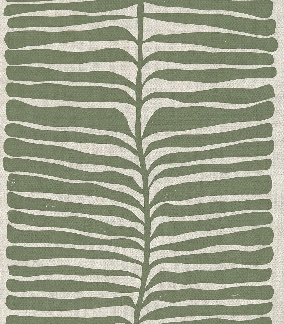 Cuadro Olive Leaf de Massinart en un pasillo de decoración minimalista