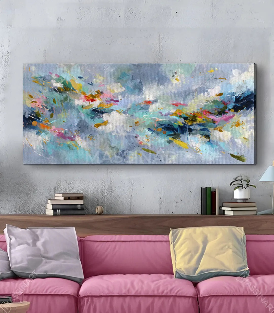 Colorstorm – composición multicolor con profundidad cromática y movimiento visual