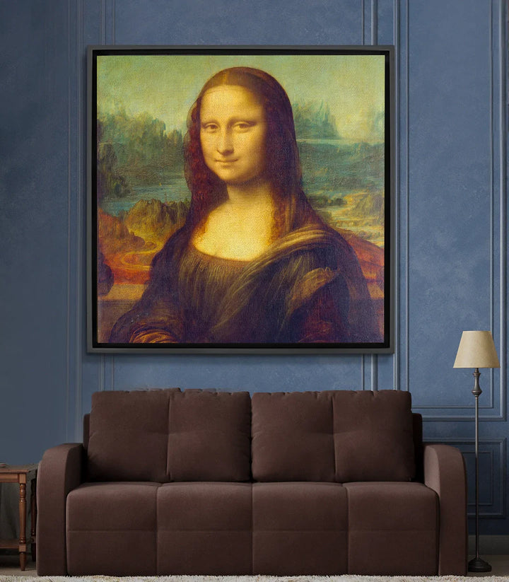 Cuadro La Gioconda decoración salón moderno Massinart