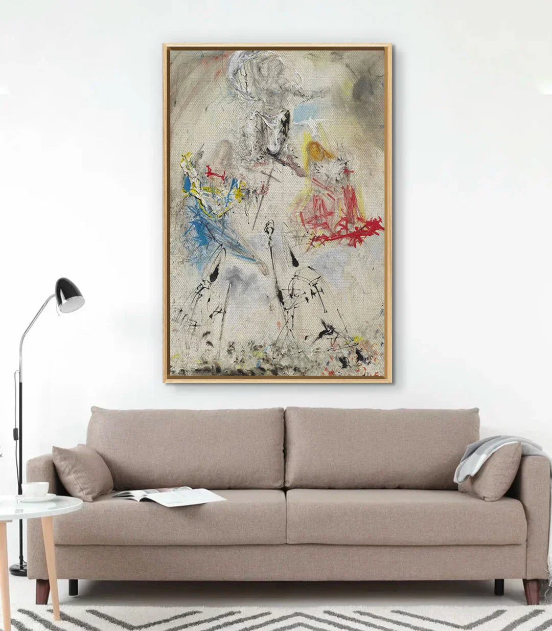 Cuadro La Santísima Trinidad en comedor de estilo moderno — Massinart