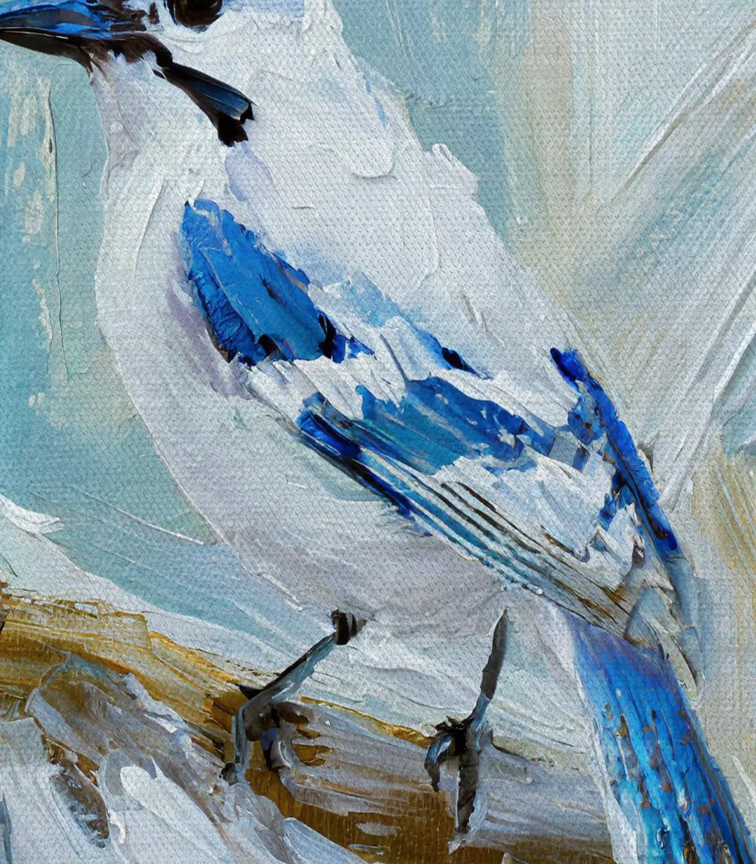 Cuadro Bluejay Massinart — embalaje de envío listo para colgar