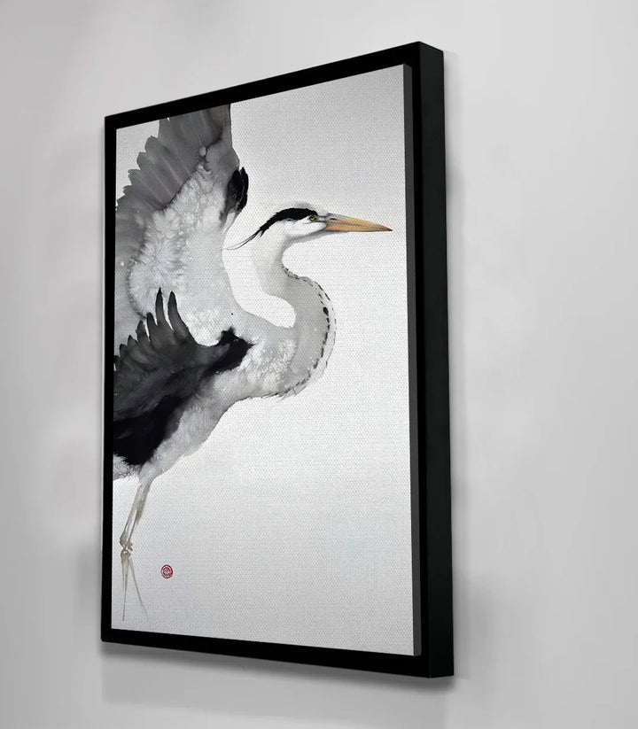 Ave acuática minimalista decoración pared salón Massinart