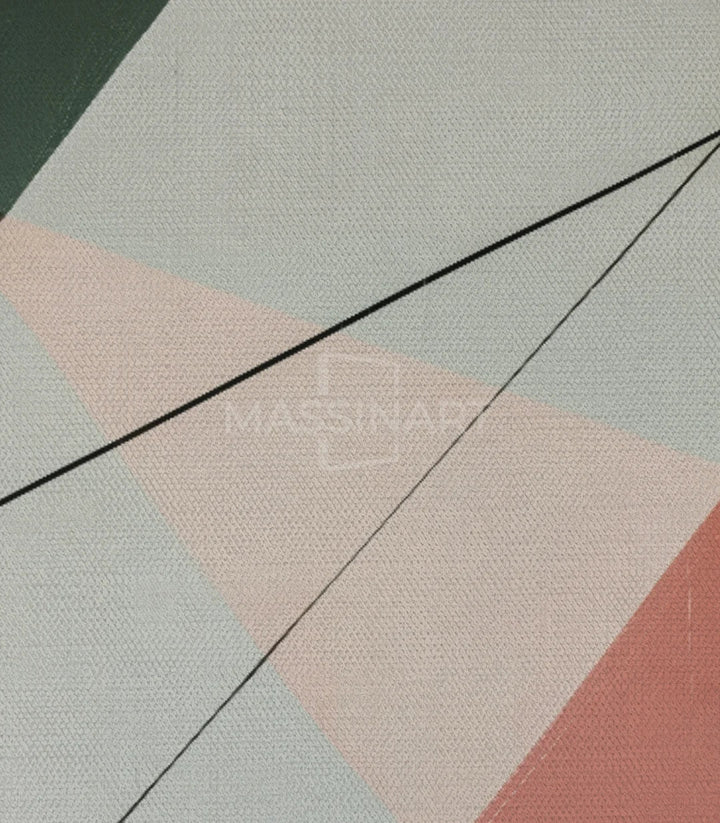 Cuadro Lineage Massinart — instalación díptico sobre pared blanca despejada