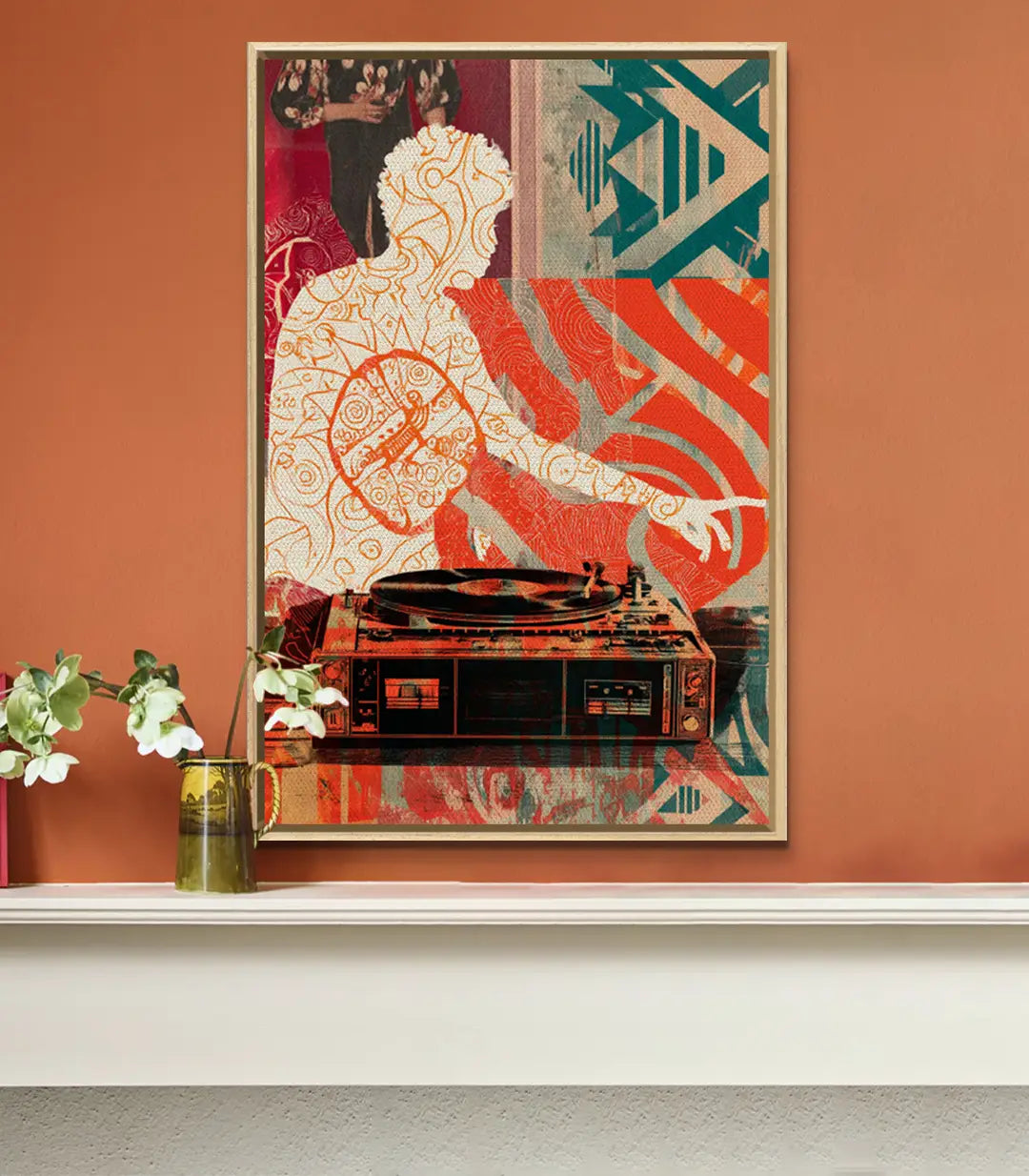 Cuadro Sound Collage Massinart — decoración de pasillo y salón con arte urbano