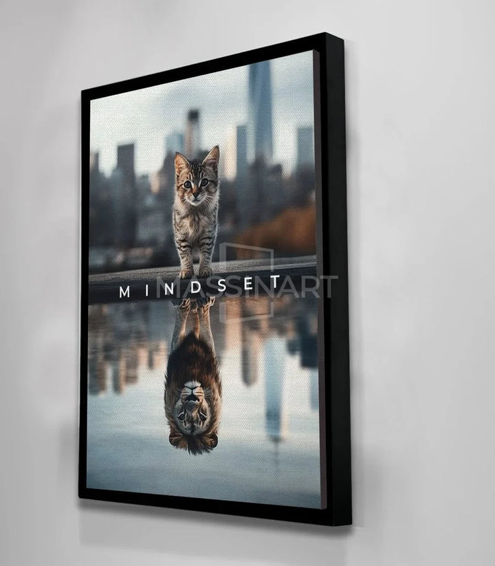 Cuadro Mindset Massinart — detalle impresión premium