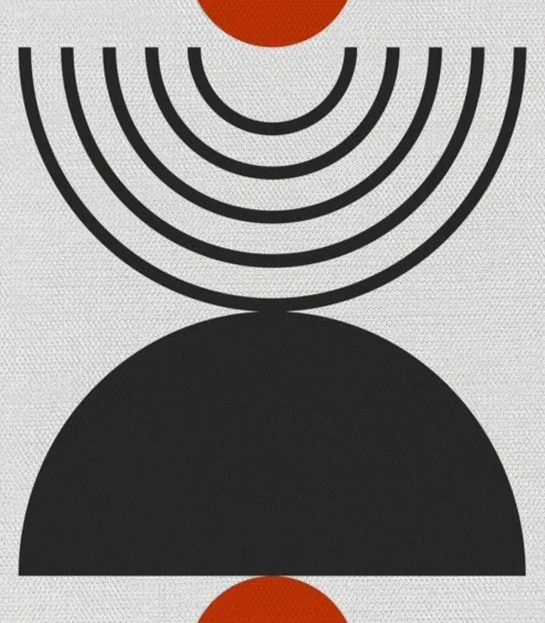 Cuadro Red Signal díptico Massinart — arte mural contemporáneo en salón