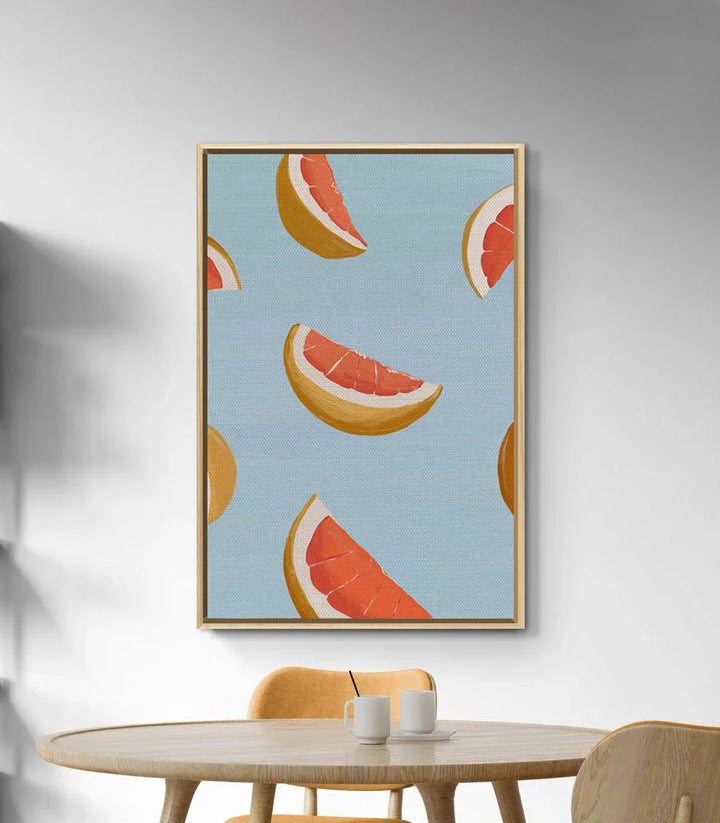 Cuadro Orange Slices decoración mural cocina contemporánea Massinart