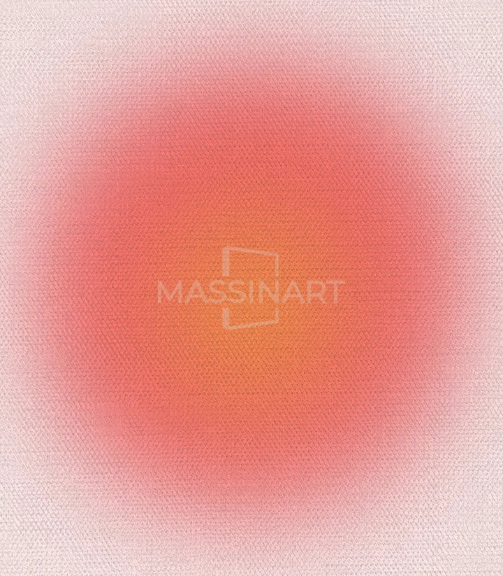 Tríptico Mind Soul Body con armonía de colores rosa naranja y coral de Massinart