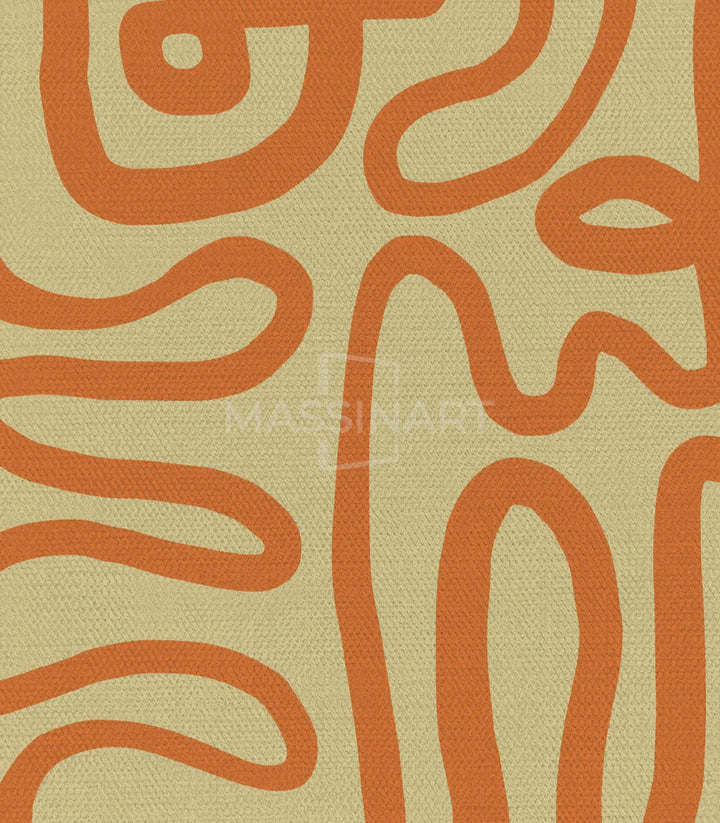 Cuadro Rustic Impressions en despacho contemporáneo — decoración minimalista Massinart