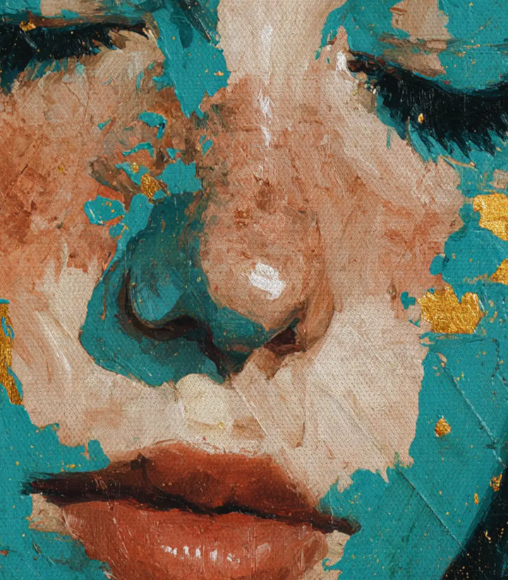 Cuadro retrato vertical para comedor e interiores modernos — Massinart