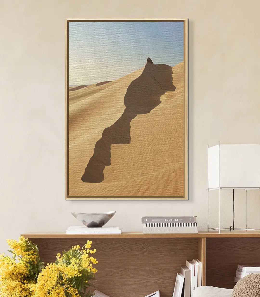 Cuadro Moroccan Sahara decoración interior oficina estilo minimalista Massinart