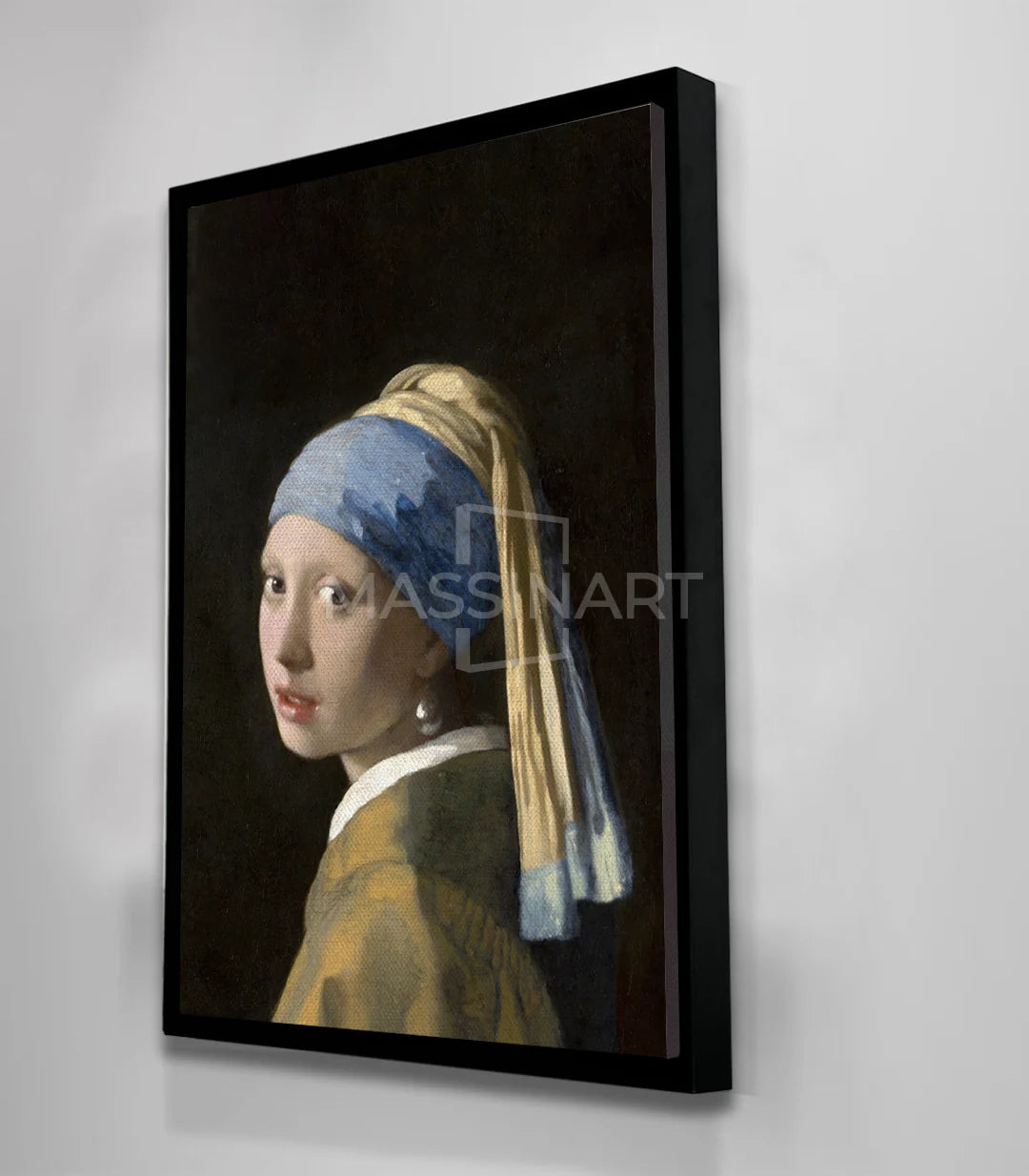 Cuadro La Joven de la Perla, calidad premium alta resolución, lienzo canvas, Massinart