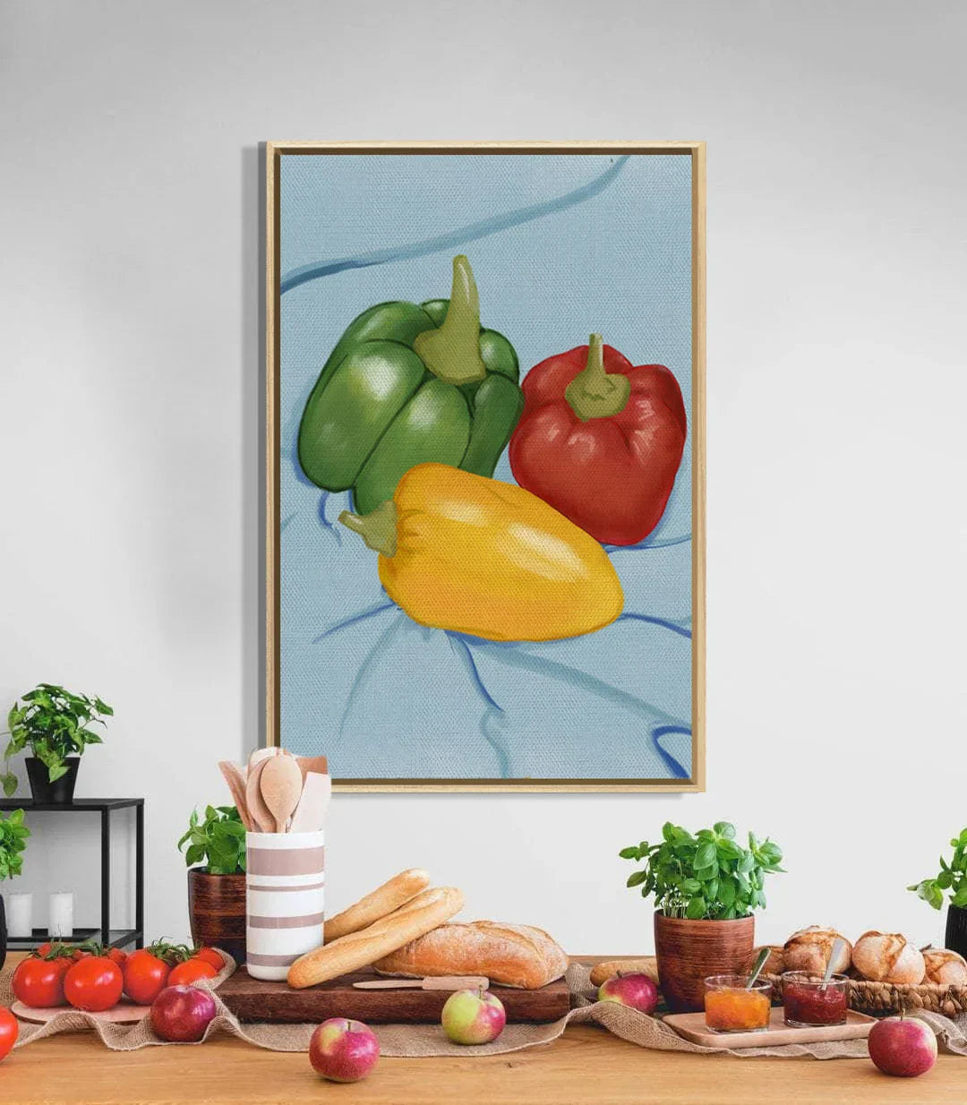 Cuadro Pepper Palette detalle decoración pared interior Massinart