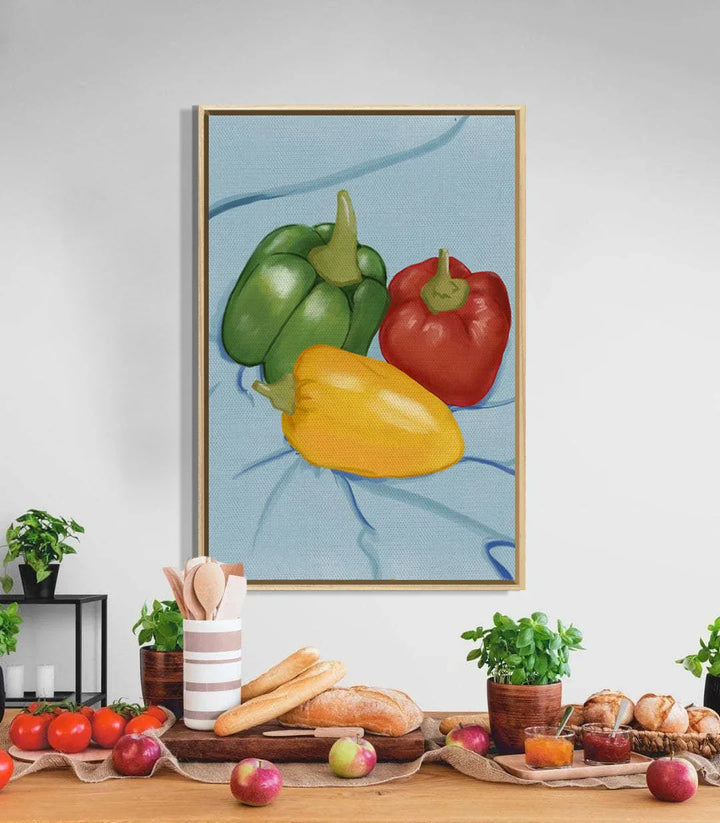 Cuadro Pepper Palette detalle decoración pared interior Massinart