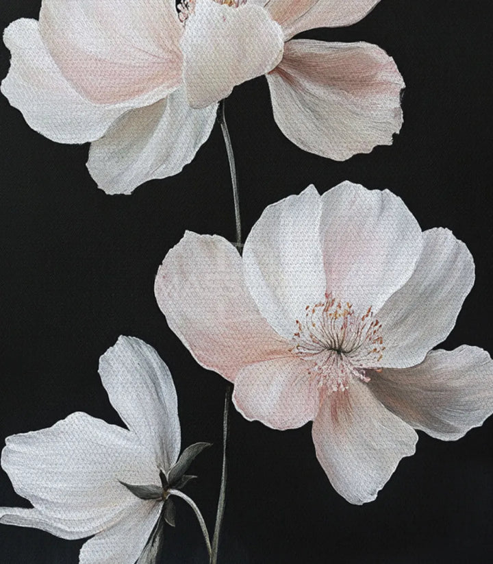 Cuadro Soft Petals arte floral decoración mural Massinart