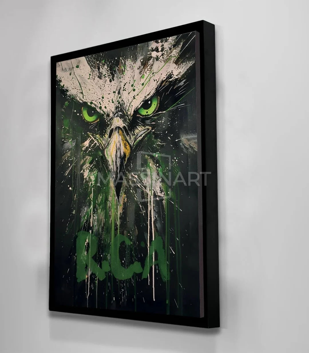 Cuadro The Royal Eagle en despacho, arte mural vertical — Massinart