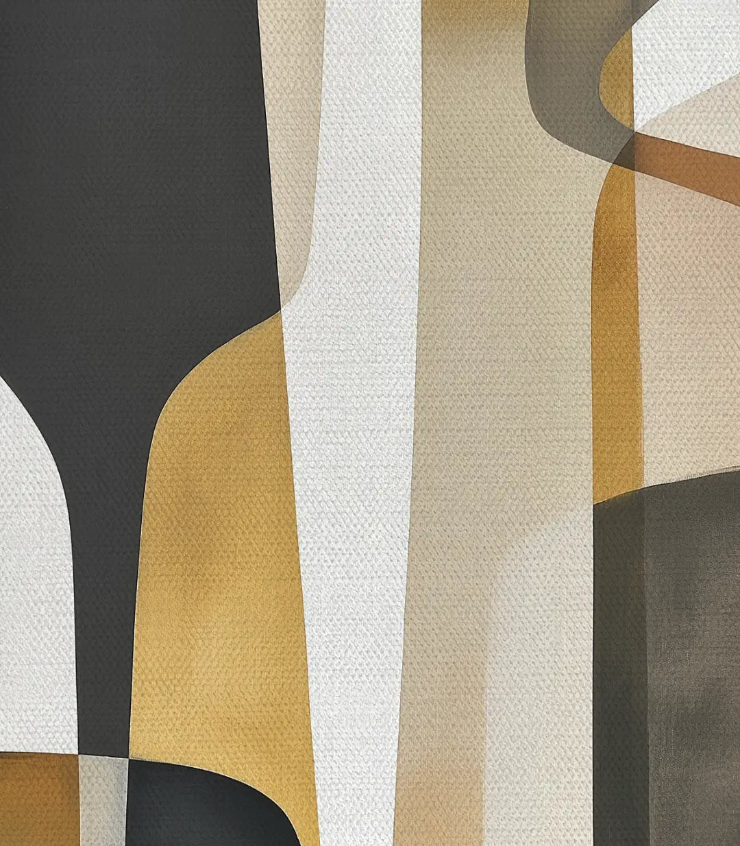 Cuadro Formless en comedor — lienzo abstracto tonos neutros Massinart