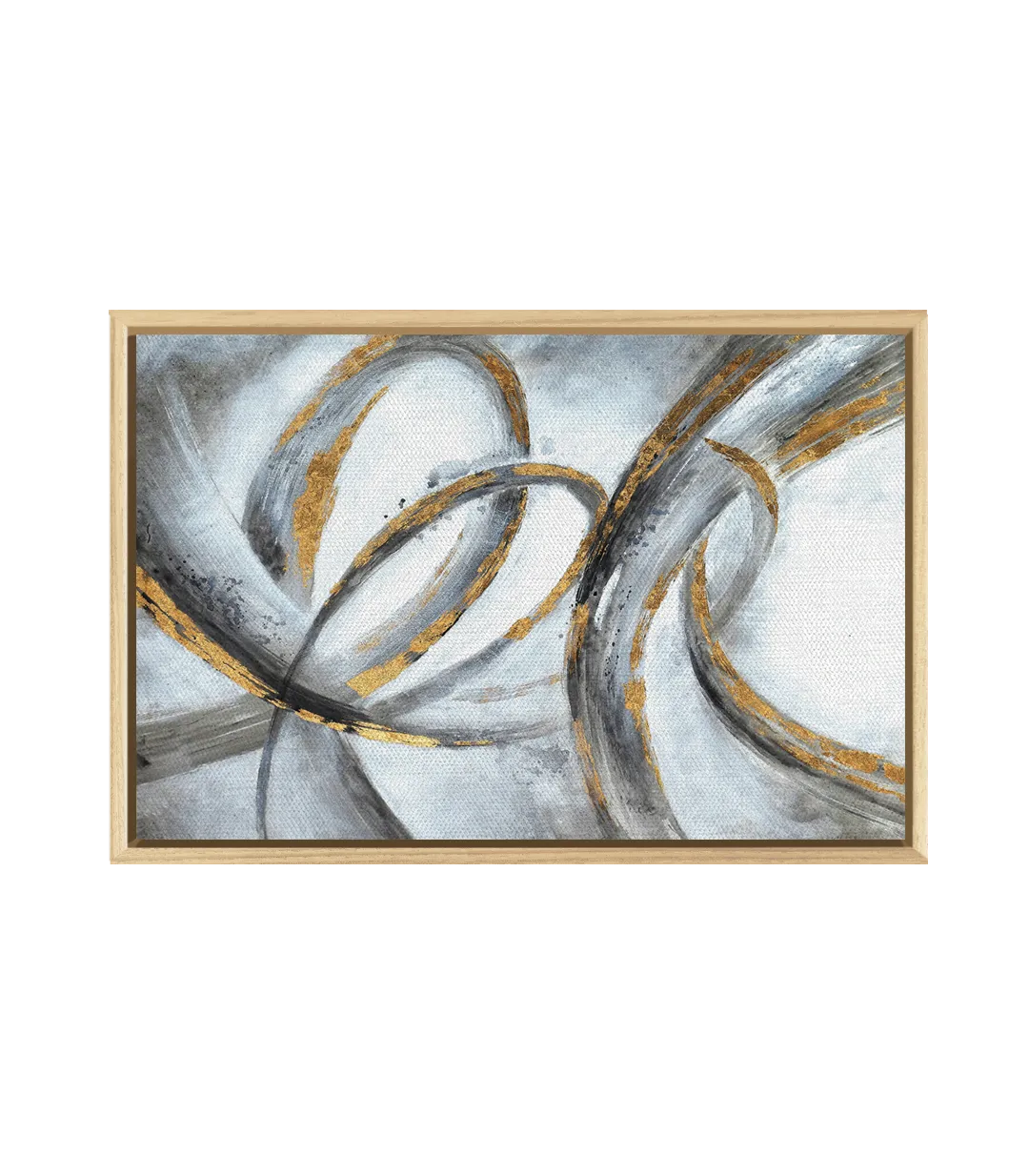 Cuadro Swirl Massinart — embalaje y envío listo para colgar