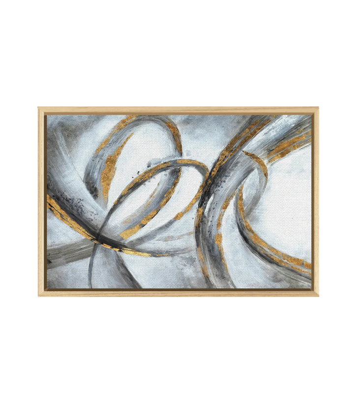 Cuadro Swirl Massinart — embalaje y envío listo para colgar
