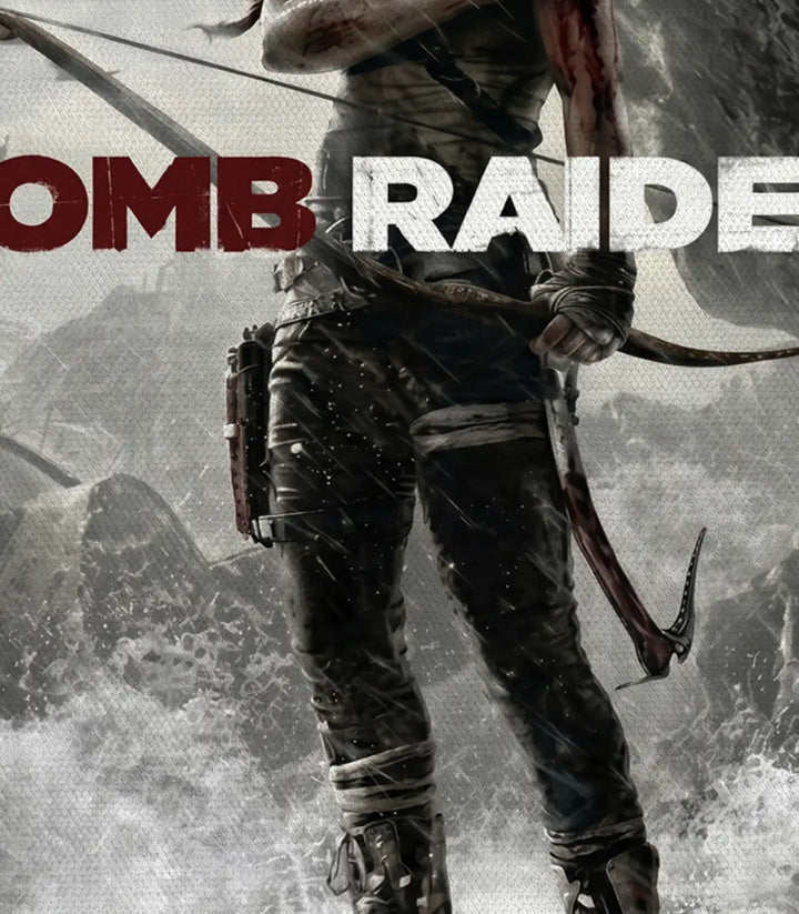 Kit de colgado incluido con el cuadro decorativo Tomb Raider listo para instalar