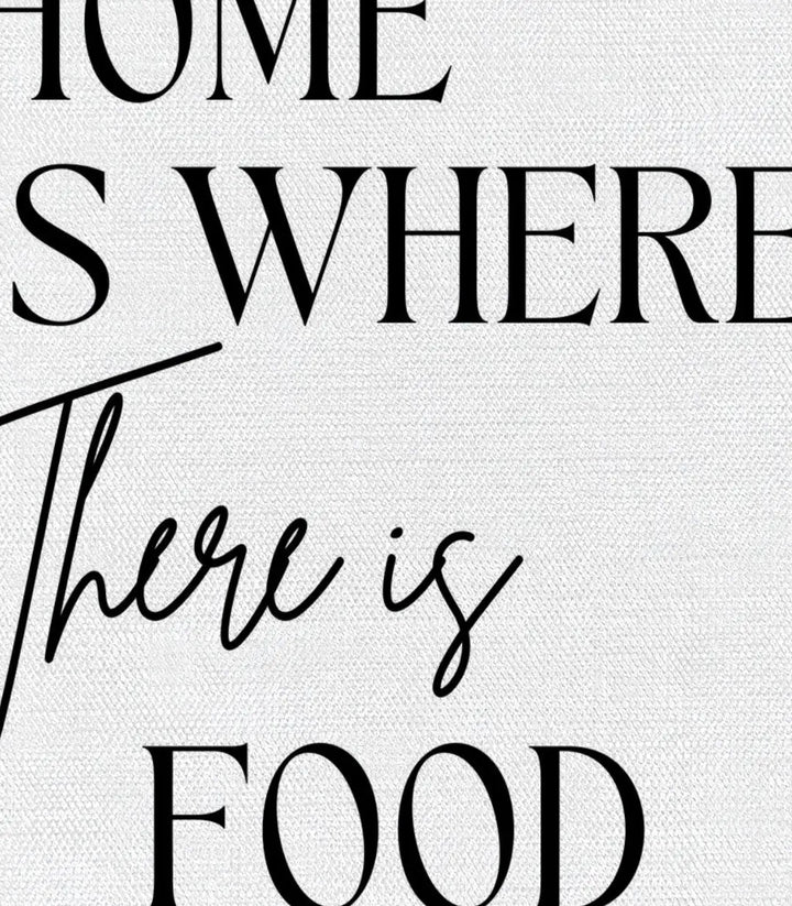 Detalle cita Home is where there is food cuadro Bon Appétit Massinart