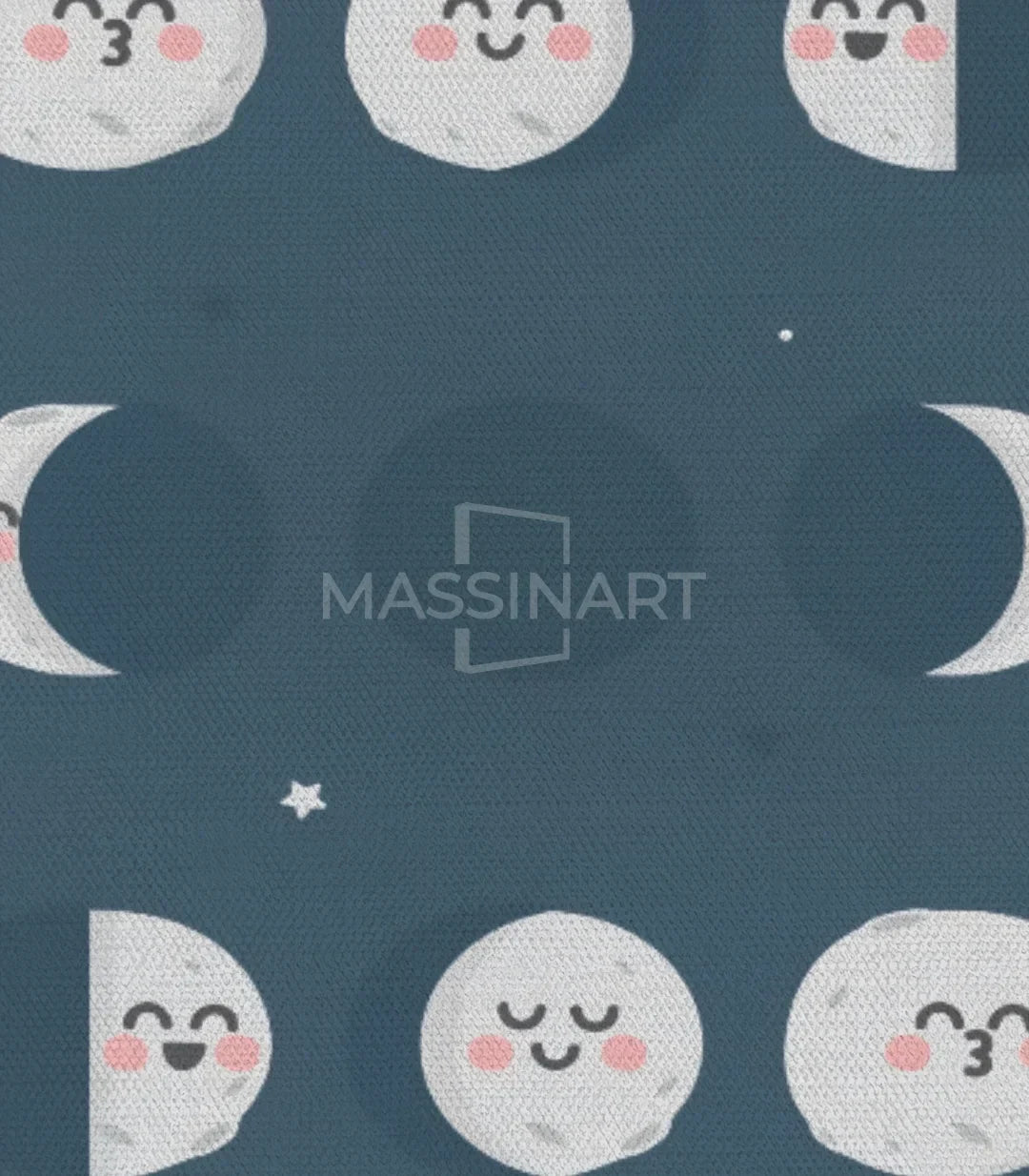 Cuadro luna minimalista Massinart — diseño depurado Mr Wonderful para cuarto infantil