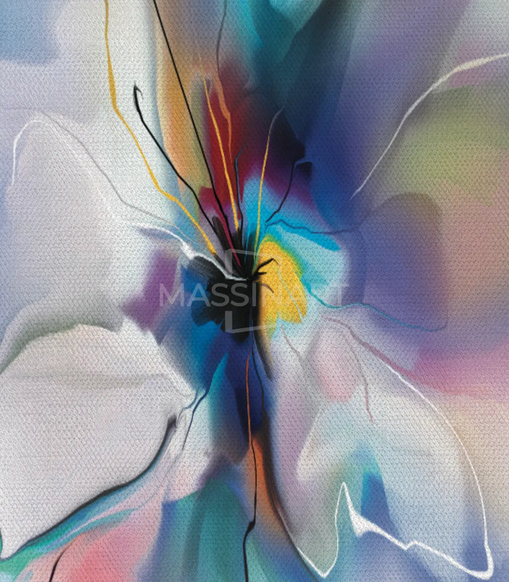 Cuadro Blue Violet Flower Massinart
