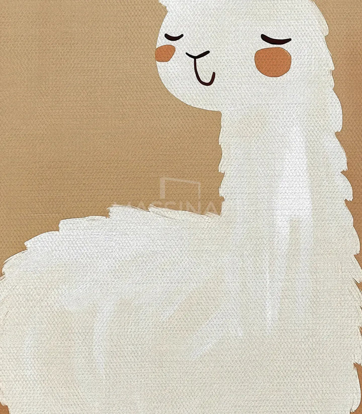 Decoración habitación niña niño llama blanca Massinart