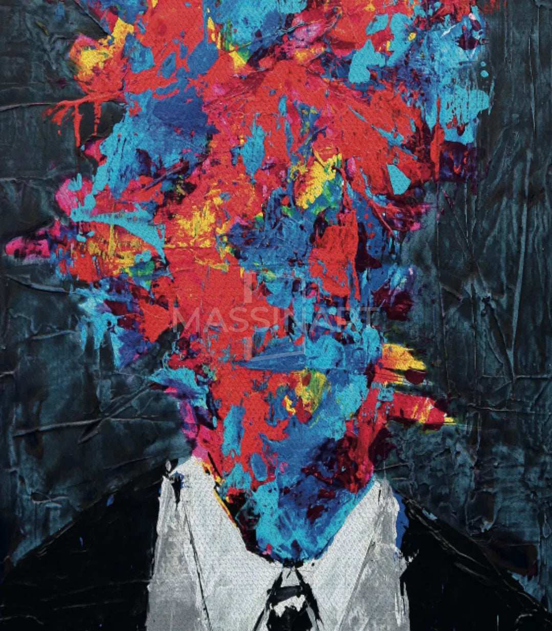 Cuadro Chaos of Thoughts cuadro abstracto contemporáneo, Massinart