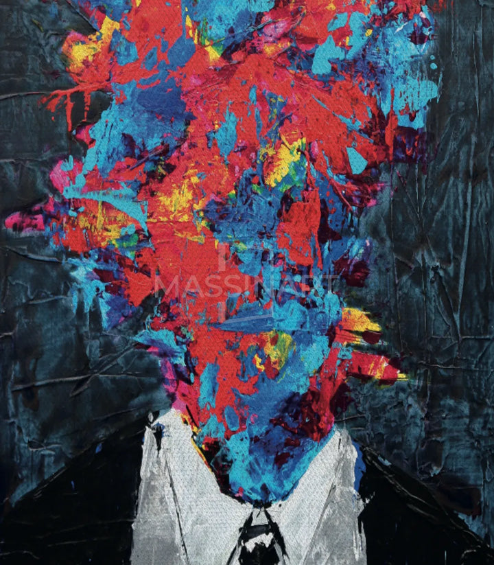 Cuadro Chaos of Thoughts cuadro abstracto contemporáneo, Massinart