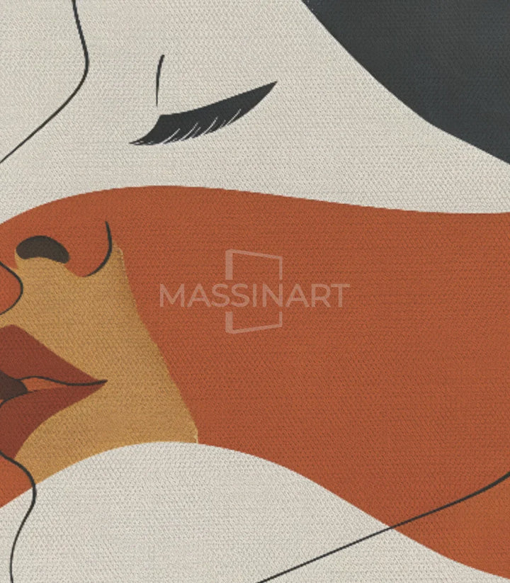 Arte mural contemporáneo minimalista Feel me decoración pared Massinart