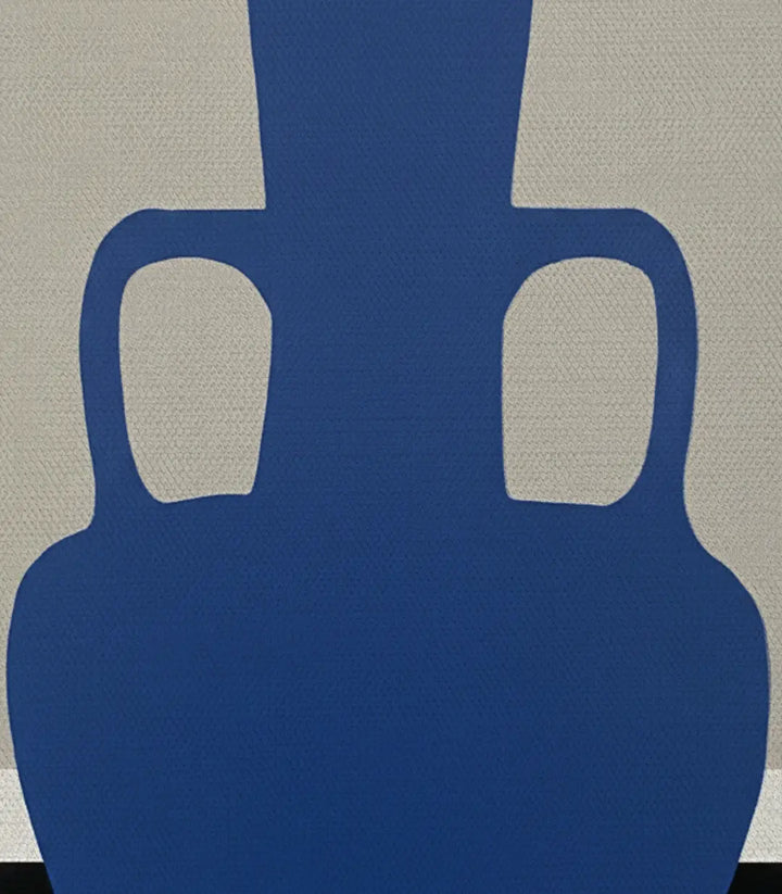 Composición jarrón damero cuadro minimalista decoración interior Massinart
