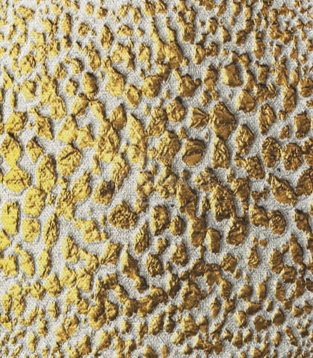 Despacho minimalista con tríptico Golden circles - Massinart