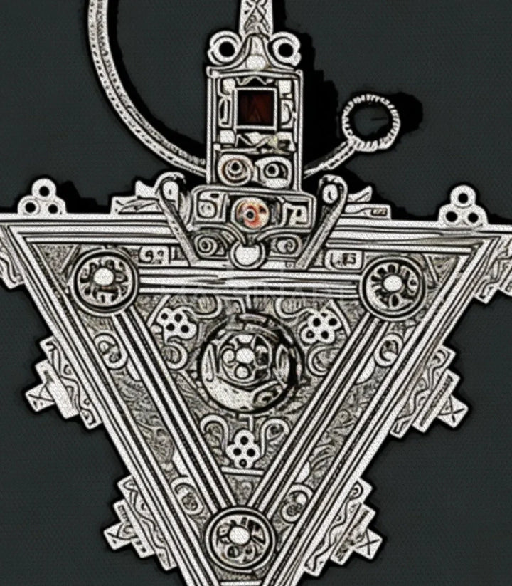 Cuadro amazigh en salón de estilo contemporáneo Massinart