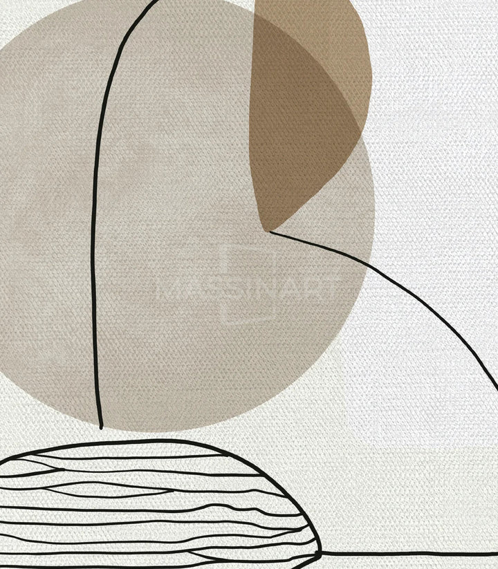 Cuadro arte minimalista tríptico para dormitorio moderno — Massinart