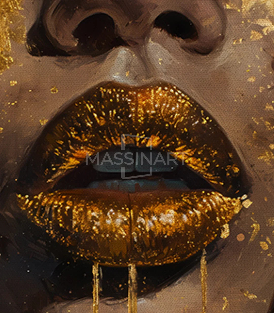Cuadro Gilded arte mural moderno para pared Massinart