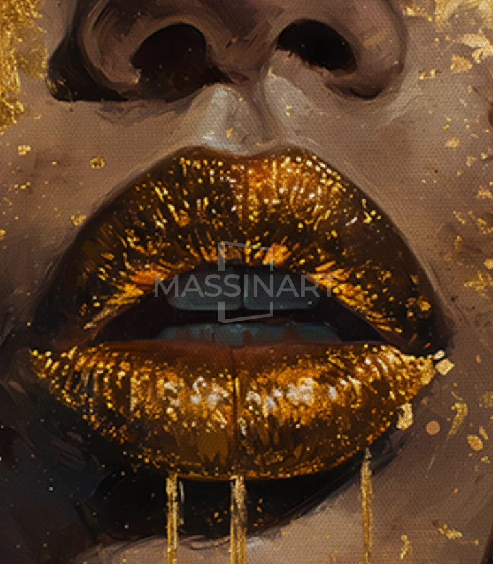 Cuadro Gilded arte mural moderno para pared Massinart