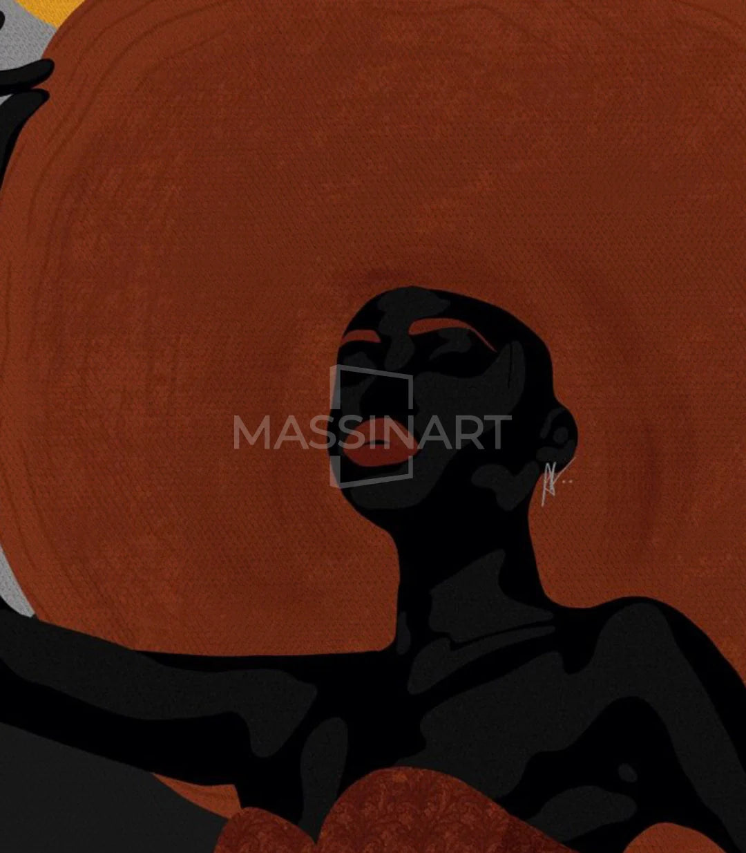 Cuadro Solar Queen Massinart — embalaje y presentación listo para colgar