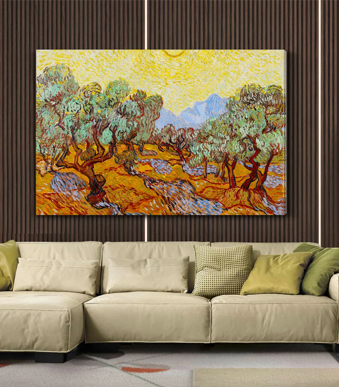 Cuadro Olive Trees By Vincent van Gogh — Massinart
